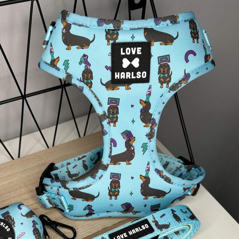 Adjustable Harness Retro Dog Harnesses for Dachshunds Ireland